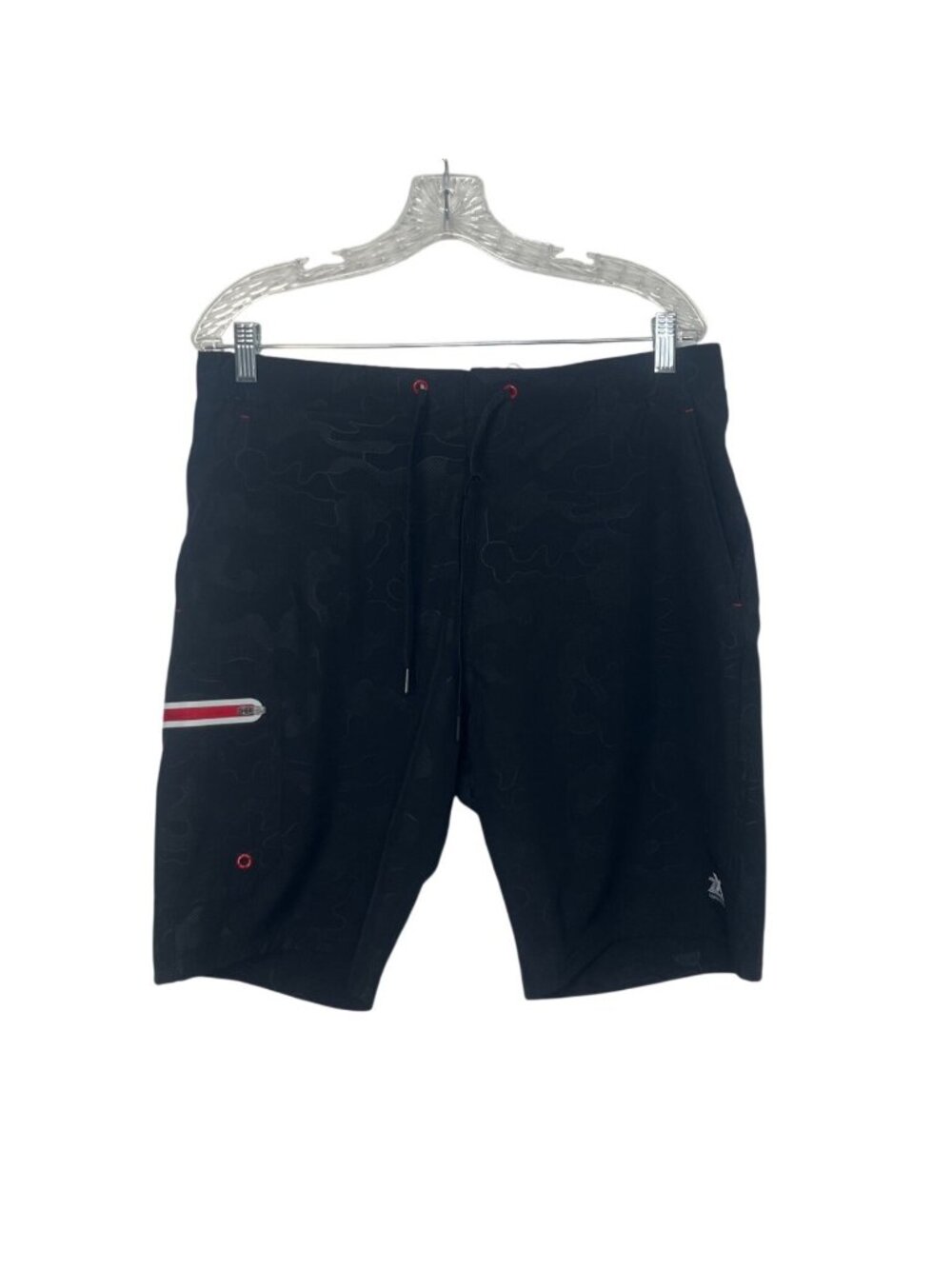 ZeroXposur Swim Shorts Trunks Medium Black Red Pool Summer